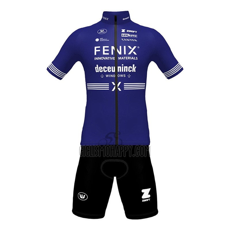 Deceuninck Quick Step Cycling Jersey Bib Short 2023 Short Sleeve Purple